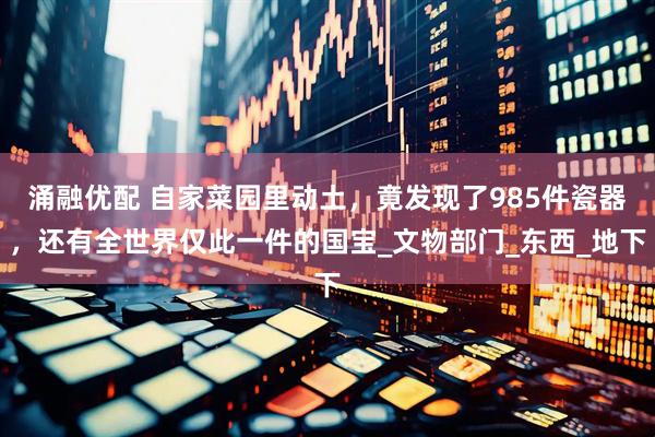 涌融优配 自家菜园里动土，竟发现了985件瓷器，还有全世界仅此一件的国宝_文物部门_东西_地下