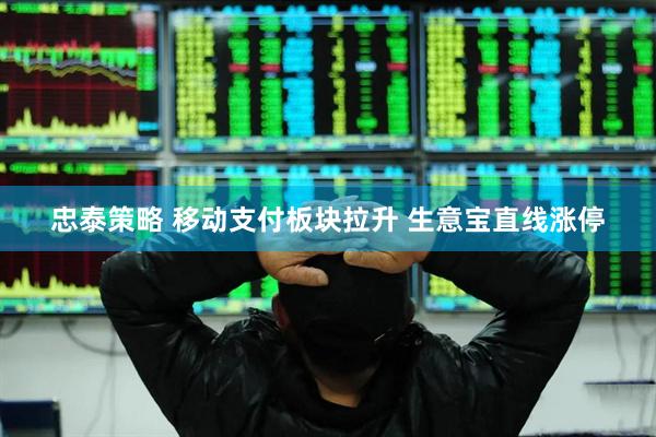 忠泰策略 移动支付板块拉升 生意宝直线涨停