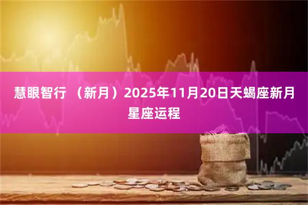 慧眼智行 （新月）2025年11月20日天蝎座新月星座运程