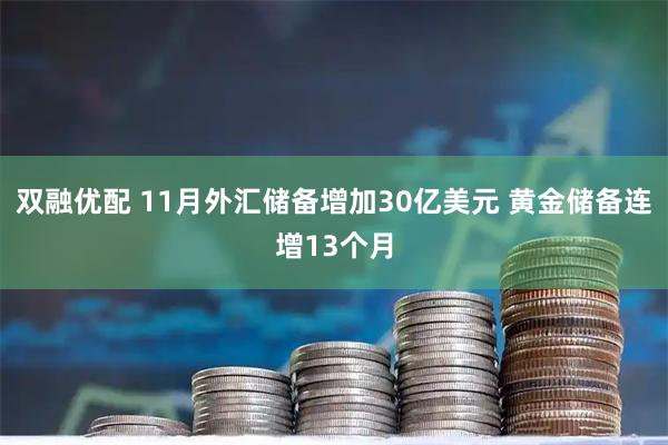 双融优配 11月外汇储备增加30亿美元 黄金储备连增13个月